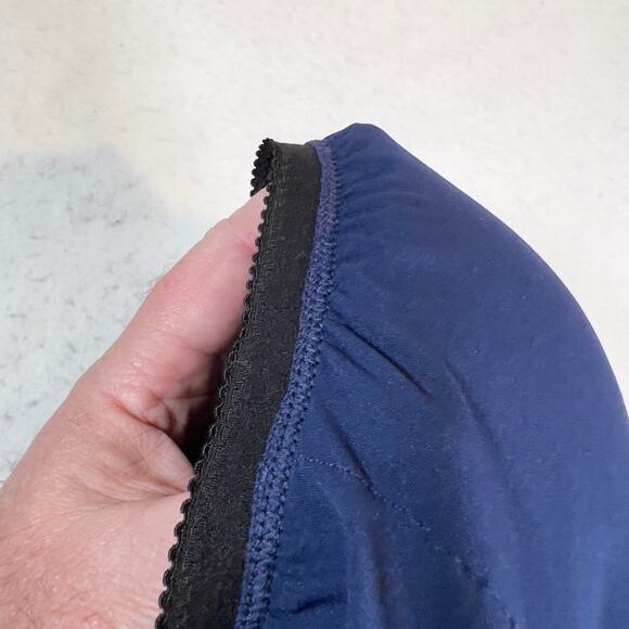 DKNY Donna Karan Swim Top Woman XS Padded Bra Spandex Stretch Bold Geo Stripes - Picture 4 of 15